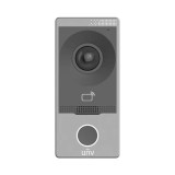 Cumpara ieftin Videointerfon IP Uniview OEU-201S-HMK-W, Exterior, Wi-Fi, IR, 2MP, Card MIFARE, PoE, Antivandal IK08, Audio, RJ45, RS485