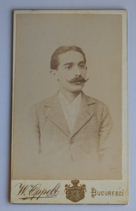 CDV Atelier Romania Bucuresti Bucuresci W. Oppelt barbat