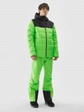 Geacă de schi din puf cu umplutură sintetică pentru bărbați - verde, 4F Sportswear