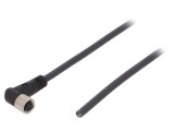 Cablu Conectare M8 4PIN Unghi 5m 30VAC 4A PUR