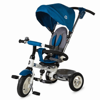 Tricicleta pliabila multifuctionala pentru copii Urbio Air, Albastru, Coccolle foto