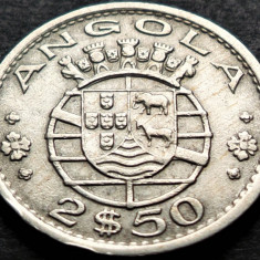 Moneda exotica 2.5 ESCUDOS - ANGOLA, anul 1968 * cod 4326