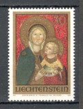 Liechtenstein.1973 Nasterea Domnului-Pictura SL.75, Nestampilat