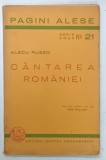 CANTAREA ROMANIEI de ALECU RUSSSO , 1936