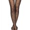 Ciorap subțire cu model picățele, Fantasy Desire - Nero, 4-L Standard