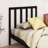 Tablie de pat, negru, 96x4x100 cm, lemn masiv de pin GartenMobel Dekor, vidaXL