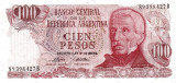 Argentina 100 Pesos ND (1973/76) Decreto-Ley 18.188) P-297 UNC !!!