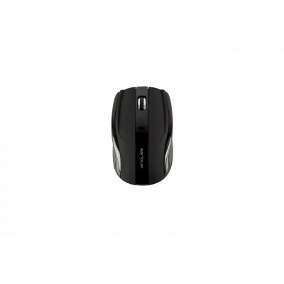 Mouse Serioux Rainbow 400, Wireless, 1600 DPi Ajustabil, 4 Butoane, Senzor Optic, Scroll, Receiver USB, Negru foto