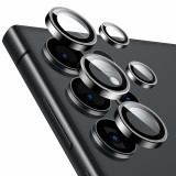 Cumpara ieftin Folie Camera pentru Samsung Galaxy S24 Ultra, ESR Lens Protector Tempered Glass, Black