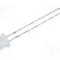 Dioda LED 5mm, alb rece, plat, 2.9...3.6V, OPTOSUPPLY - OSW5DK57E1A