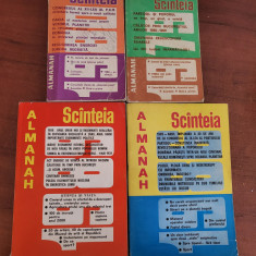 Almanah Scinteia 1979,1980,1986,1989