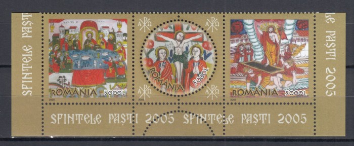 ROMANIA 2005 LP 1679 SFINTELE PASTI SERIE MNH