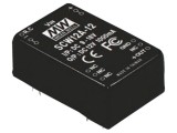 Convertor DC/DC 12W, 12V DC, Protecție SCP/OPP - MEAN WELL SCW12B-12