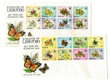 Lesotho 1984 - Fluturi, plicuri prima zi