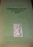 INSTRUMENTE MUZICALE ALE POPORULUI ROMAN TIBERIU ALEXANDRU 1956