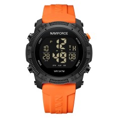 Ceas barbatesc de mana Naviforce Sport Digital Stil Army Militar Casual Fashion Portocaliu foto