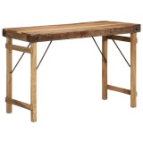 VidaXL Masă dining, 110x55x76 cm, lemn reciclat
