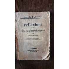 Reflexiuni din cantecul si versul popular - Ion Diaconu