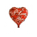 Balon Folie Inima I LOVE YOU 45 cm