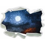 Sticker de perete East Urban Home, vinil, multicolor, 67 x 92 cm