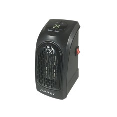 Mini aeroterma electrica, 350W, timer 12 ore, protectie supraincalzire, functionare silentioasa, oprire automata, negru, Beper, RI.201