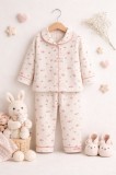 Pijama din doua piese bumbac, tiny daisy confort - Bymurat (Marime Disponibila: