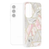 Husa compatibila samsung galaxy a35, slim series, pink hex