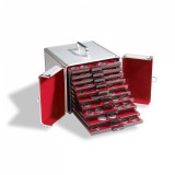 Cumpara ieftin Cufar pentru 10 tavi de monede MB standard, aluminiu