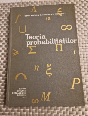 Teoria probabilitatilor Corina Reischer Samboan foto