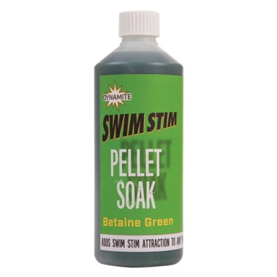Lichid Atractant Dynamite Baits Swim Stim Pellet Soak Betaine Green 500ml foto