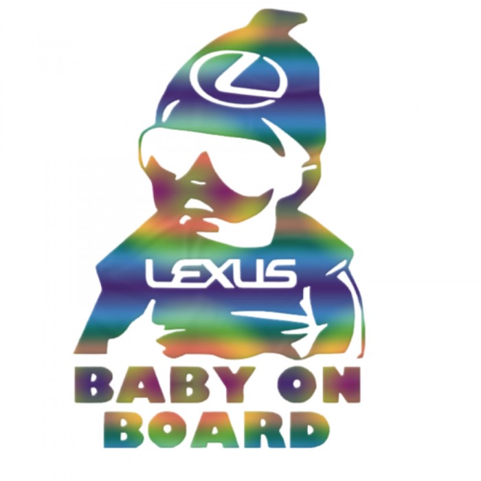 Sticker Lexus Baby On Board , Autocolant Siguranta pentru Masina Ta