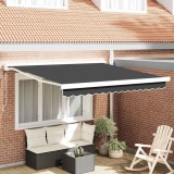 Cumpara ieftin Cortina Retractabilă Manual Antracit 300 x 250 cm