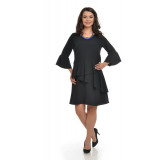 Rochie Dama Neagra cu volane - M