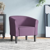 vidaXL Fotoliu tip cuvă, violet, material textil