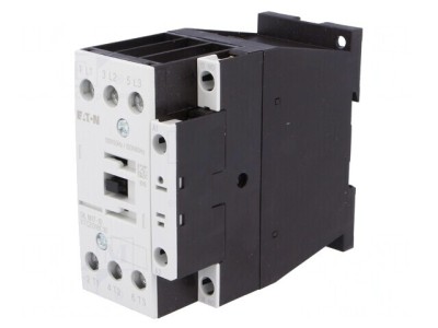 Contactor 3P NO cu 3 Contacte Auxiliare NO 110VAC 17A foto