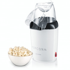 Aparat de preparat Popcorn, 1200W, alb foto