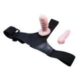 Jessica Strap-On dublu mini Dildo pentru femei, Debra