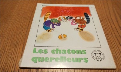 LES CHATONS QUERELLEURS Conts Tibetain - Zhan Tong (text) - ZHAN TONG (ilustratii) - Beijing, 1984, 12 p.; lb. franceza foto