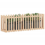 Pat &icirc;naltat gradina design gard 200x50x70 cm lemn impregnat pin GartenMobel Dekor, vidaXL