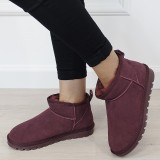 Cumpara ieftin Ghete bordo din piele naturala W5821 118