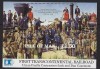 Isle of Man 1992 - Cai ferate, First Transcontinental Railroad, colita neuzata