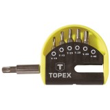 Set surubelnita Torx cu maner si biti, 7 piese, otel CrV Topex