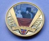 439. Moneda Guernsey 50 pence 2020 (75th Anniversary of Ve Day), Europa
