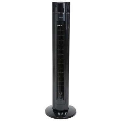 Ventilator turn Paxton VTD-60-1067, 60 W, 3 viteze, inaltime 106.7 cm, functie de oscilatie, timer, functie de ionizare, negru, foto