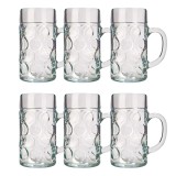 Halba de bere, Pahare bere, Cana bere set 6, ISAR - 1 litru