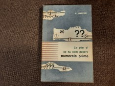 W SIERPINSKI CE STIM SI CE NU STIM DESPRE NUMERELE PRIME