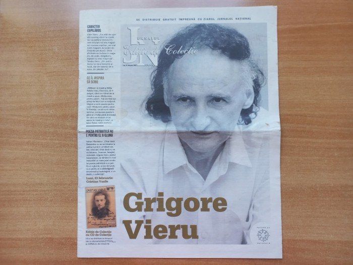 GRIGORE VIERU - JURNALUL NATIONAL. EDITIE DE COLECȚIE, FEBRUARIE, 2009