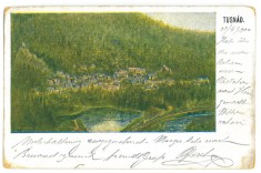 3872 - TUSNAD, Harghita, Panorama, Litho, Romania - old postcard - used - 1900