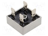 Punte redresoare monofazată Urmax 50V 35A 400A MB-25 DC COMPONENTS