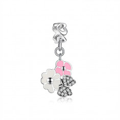 Talisman din Argint Flower Power Charm